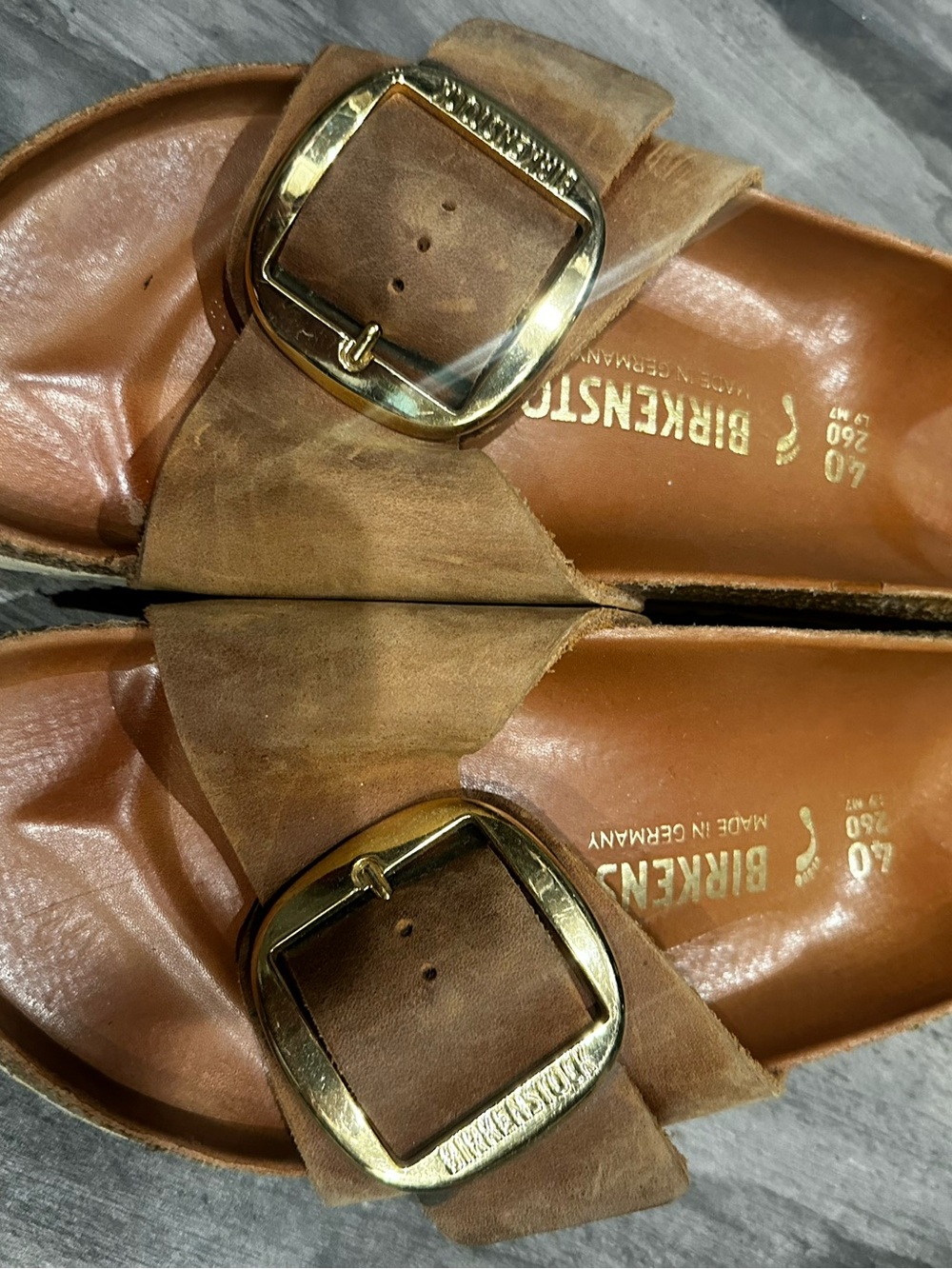 Birkenstock Women's Sandals Beige Soles - Picture 4 of 4